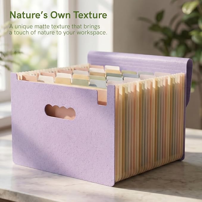 ABC life 26 Pockets Accordion File Organizer, High Capacity Expanding File - Image 3