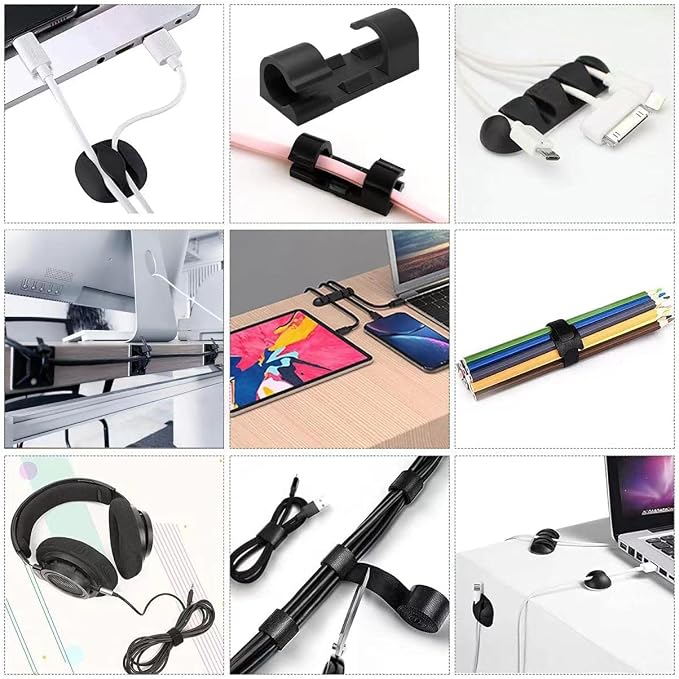 Cable Management Organizer Kit 2 Cable Sleeve Split - Image 7