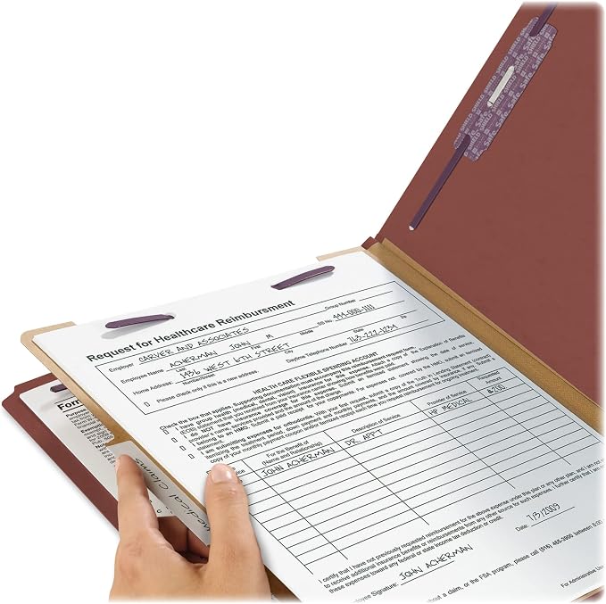 Smead Pressboard Classification File Folder - Image 3