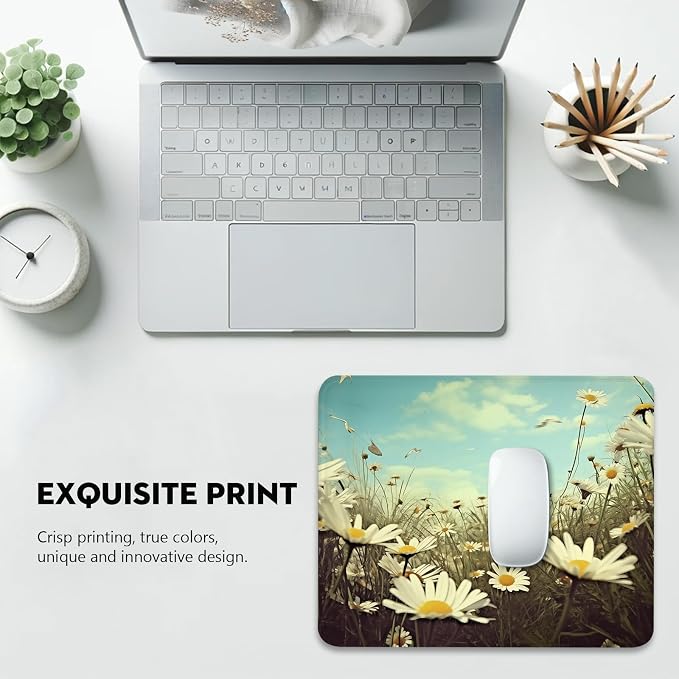 Serenity in Spring Daisies Mouse Pad - Image 6