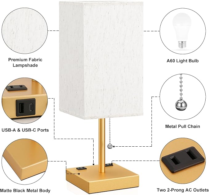 aooshine Medium Table Lamp - Image 5