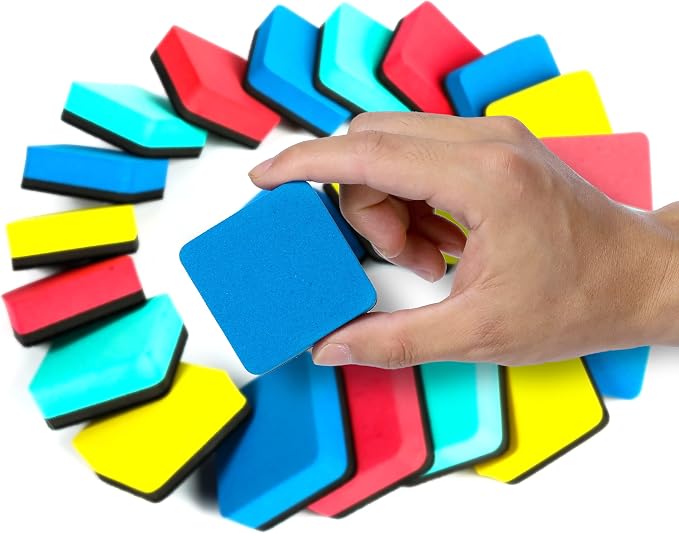 LOCONHA Dry Erase Markers, 48 Pack Magnetic Whiteboard & Chalkboard Cleaners - Image 4