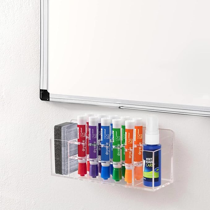HBlife Acrylic Magnetic Dry Erase Marker Holder - Image 5