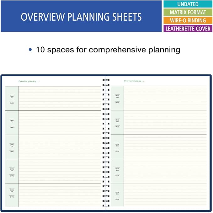 Elan Publishing Company 6 Period Teacher Lesson Plan; Days Vertically Down The - Image 5