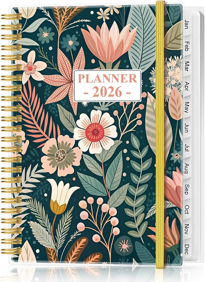 2026 Planner - Planner 2026 from January 2026 - December 2026, Weekly & Monthly by Heveboik