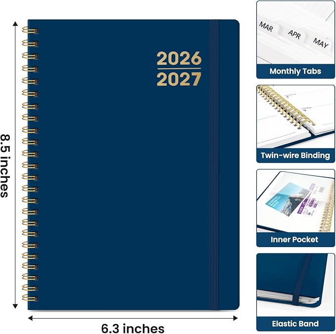 Planner 2026-2027 for Women & Men, Academic Monthly and Weekly Calendar Planner - Image 4
