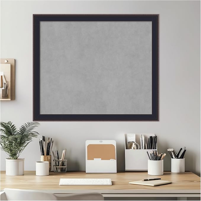 Amanti Art Black Framed Magnetic Board 23x27 Medium Vision Board - Image 7