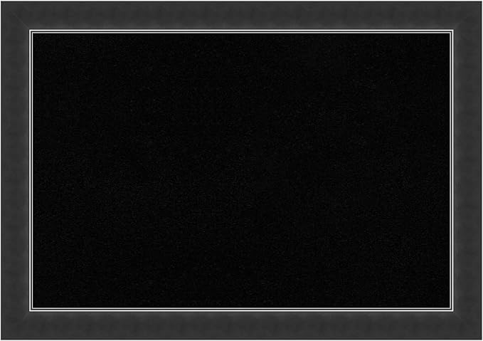 Amanti Art Black Cork Board for Wall, 19x27 Vision Board with Black Wood Frame, Medium Corkboard Office Decor for Home Organization, Modern Corkboard Pinboard to Display Items for Home Organization-DeskLoop Office