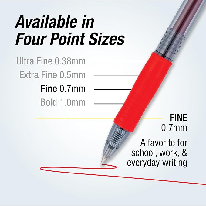 Pilot G2 Premium Refillable and Retractable Rolling Ball Colored Gel Pens - Image 4