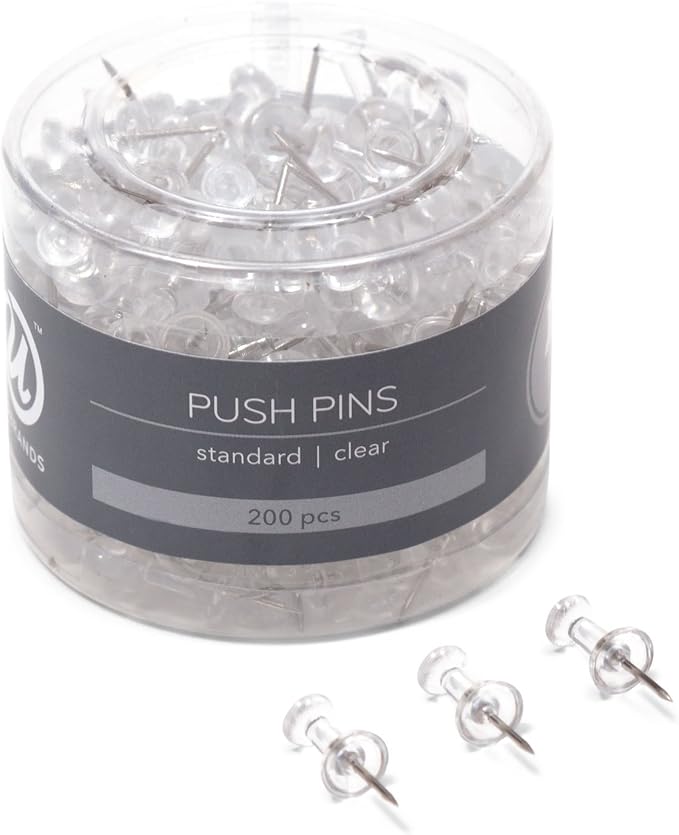 U Brands Push Pins, Steel Point by UBrands