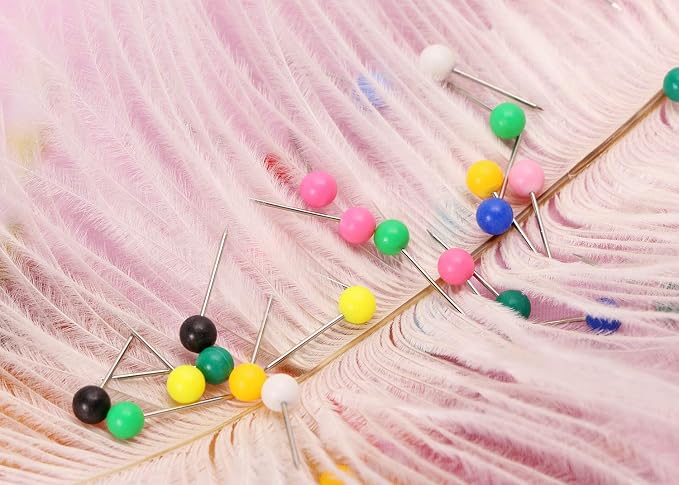 Tupalizy 1/8 Inch Small Round Ball Head Decorative Push Pins Map Thumb Tacks - Image 4