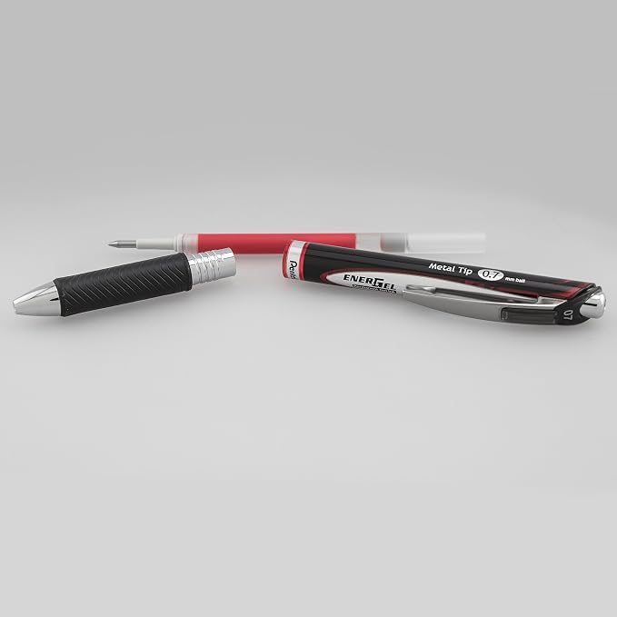 Pentel EnerGel Pro Permanent Gel Ink Pen, Medium Point, 2 Pack - Image 5