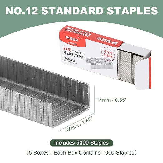 M&G 24/6 Staples for Stapler - Image 2