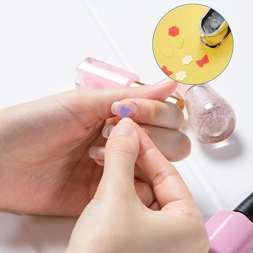 Zonon 3 Pcs Hole Punch Shapes Single Hole Paper Punchers - Image 5