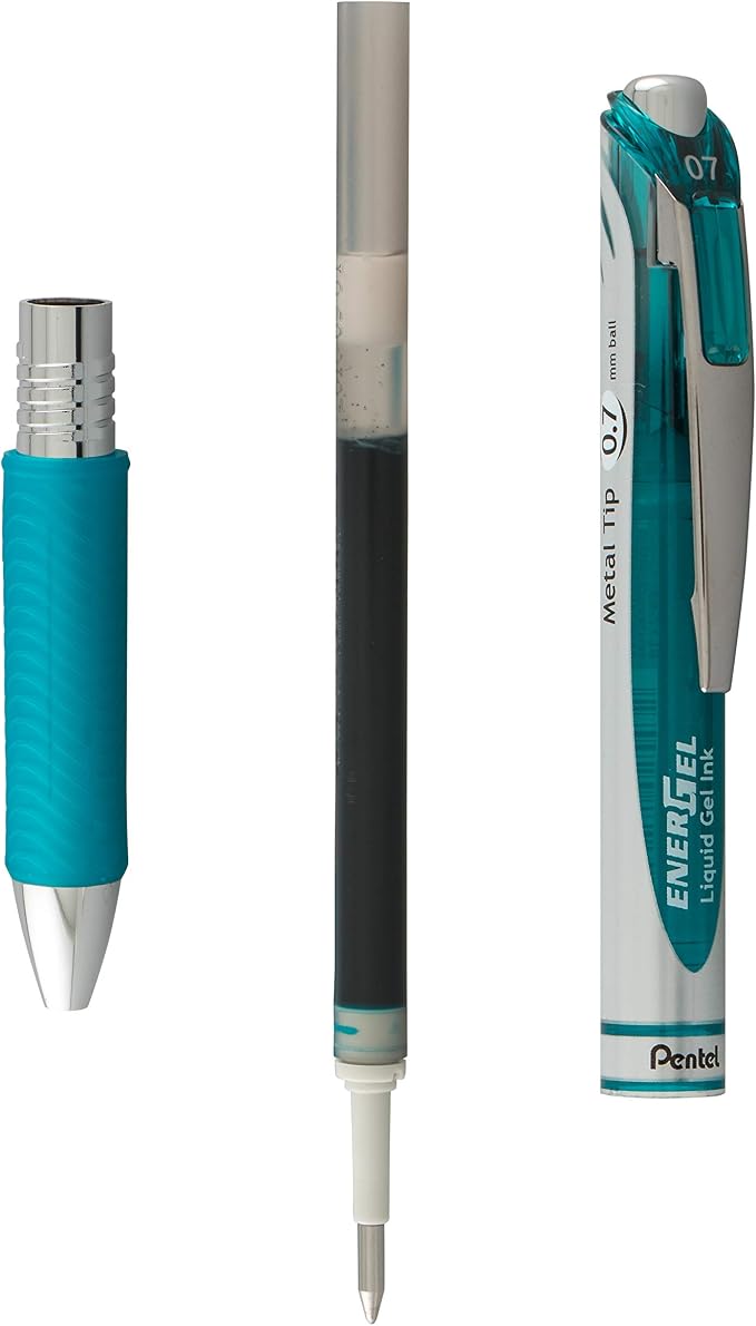 Pentel Refill Ink for EnerGel RTX Retractable Gel Pen, 12 Pack, Medium Point - Image 3