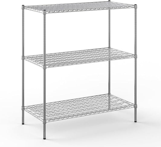 Regal Altair 24" Deep x 48" Wide x 54" Height Wire Shelving Kit | 3-Tier | NSF by Regal+Altair
