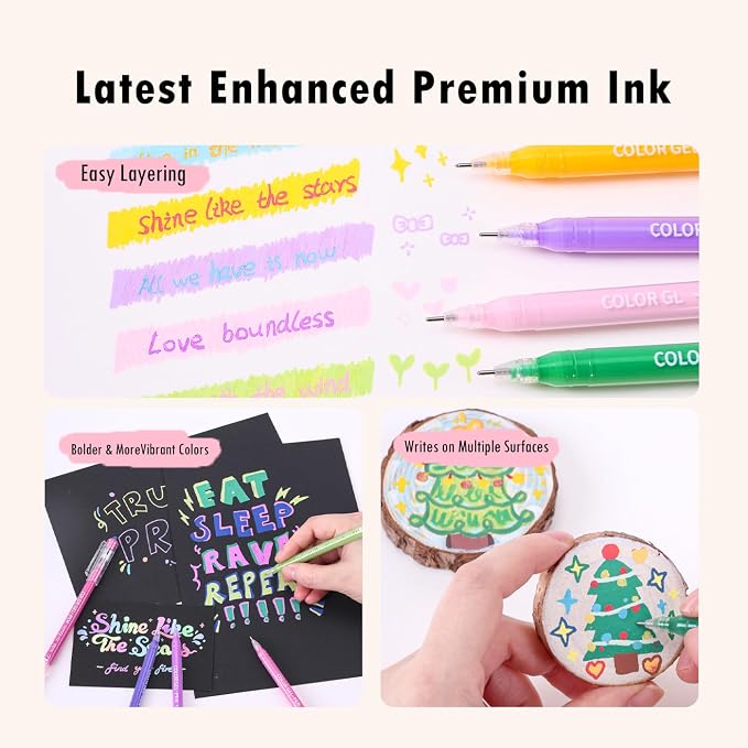 Acrylic Gel Pens for Coloring, Journaling, Note Taking - Image 5