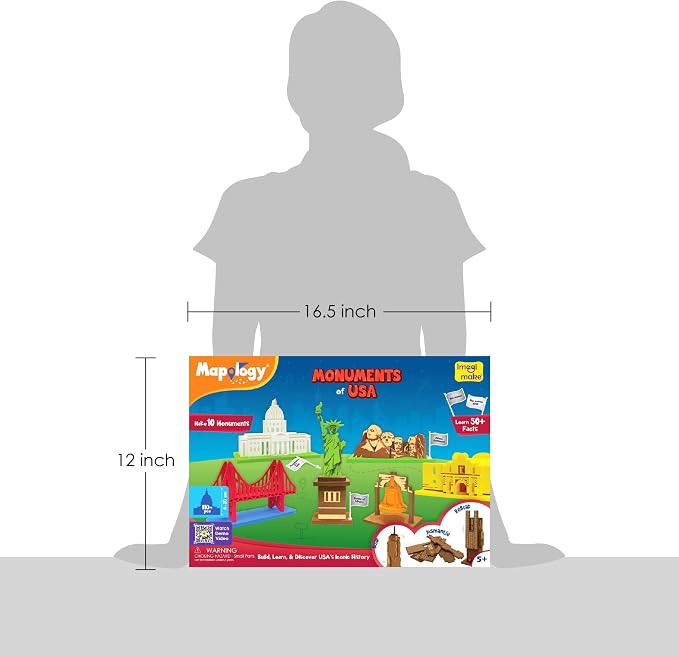 Imagimake Mapology Monuments of USA | 3D Puzzles - Image 7
