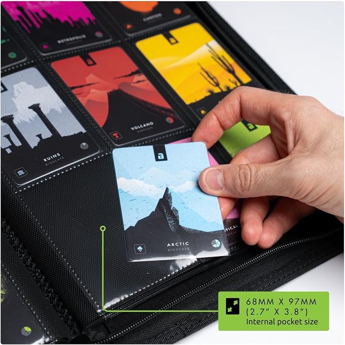 Vault X 9 Pocket Zip Binder, 360 Cards, Exo-Tec Material, 20 Side-Loading Pages - Image 6