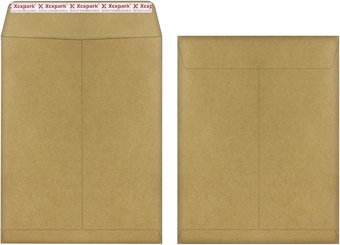 Xxcxpark 60 PCS 10x13 inches Security Catalog Envelopes Printable Self Seal by Xxcxpark