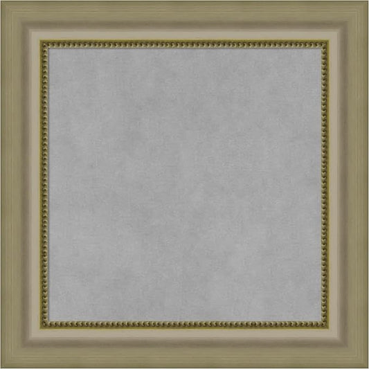 Amanti Art Silver Framed Magnetic Board 21x21 Small Vision Board by AmantiArt