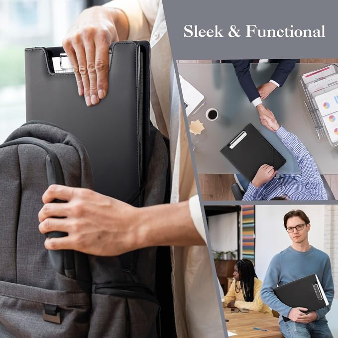 ProCase Clipboard Folder Portfolio, Leather Business Padfolio Organizer Letter - Image 5