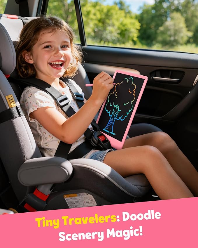 TEKFUN LCD Writing Tablet for Kids, 10-inch Coloring Drawing Pad, Mess Free - Image 7