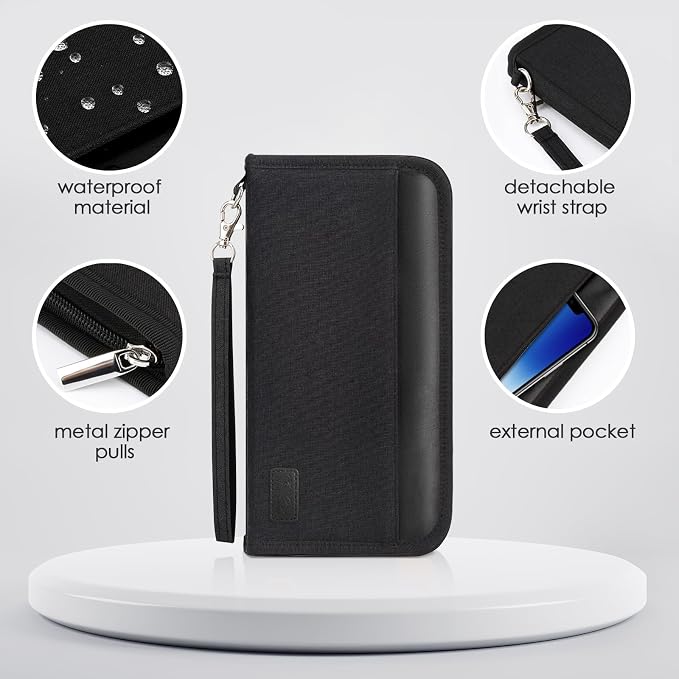 Boonbery Passport Holder Family, RFID Blocking Travel Passport Wallet - Image 9