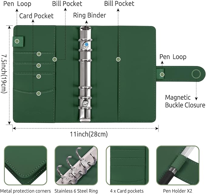 SKYDUE Budget Binder, Money Saving Binder - Image 5