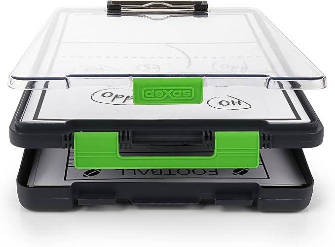 Dexas Clearview Clipcase clipboard13.75 X 9.5 in, Stay Organized and Dry. Ideal - Image 2