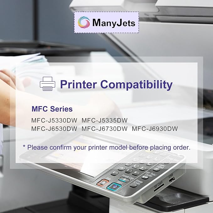 LC3019XXL Compatible Ink Cartridge Replacement for Brother LC3019 LC3019XXL LC3017 Work with Brother MFC-J5330DW MFC-J6930DW MFC-J6530DW MFC-J5335DW MFC-J6730DW Printer (2C,2M,2Y,6-Pack)-DeskLoop Office