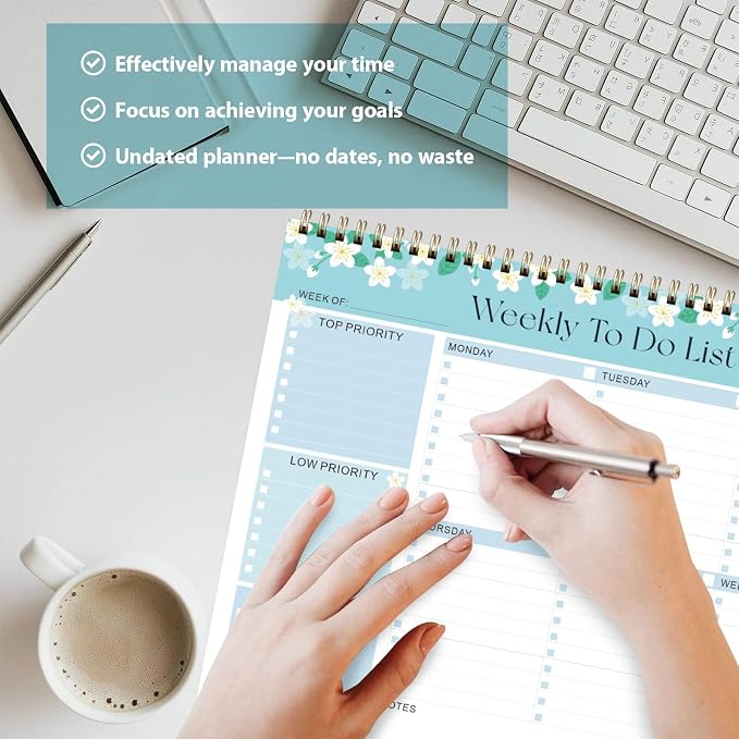 Weekly To Do List Notepad, Undated Planner - Image 7