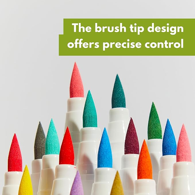 36-Color Acrylic Paint Markers Set – Vibrant multicolour Paint pens for Precision Painting on Multiple Surfaces for Paper, Canvas, Rock, Glass, Wood-DeskLoop Office