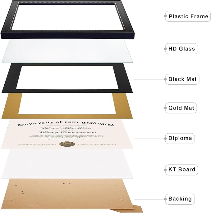upsimples 11x14 Diploma Frame - Image 2
