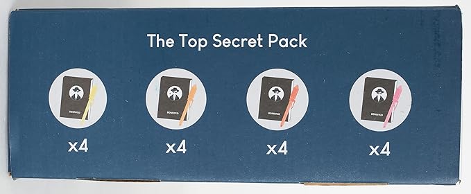 BONNYCO Invisible Ink Pen and Notebook, Pack of 32 Party Favors for Kids Birthday | Spy Pen Party Supplies, Pinata Stuffers, Prizes for Kids | Magic Pen Birthday Party Favors, Prizes for Students-DeskLoop Office