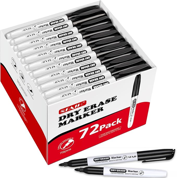 SFAIH Fine Tip Dry Erase Markers - Image 5