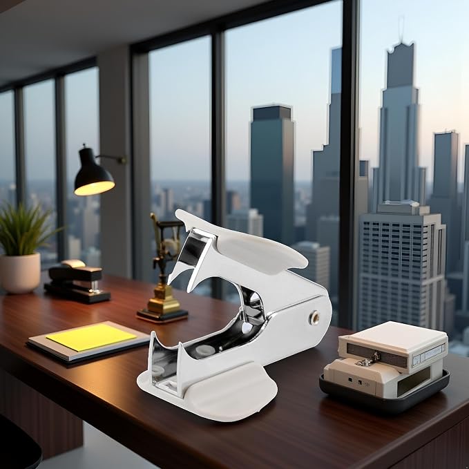 White Steel Pine Style Staple Remover - Image 5