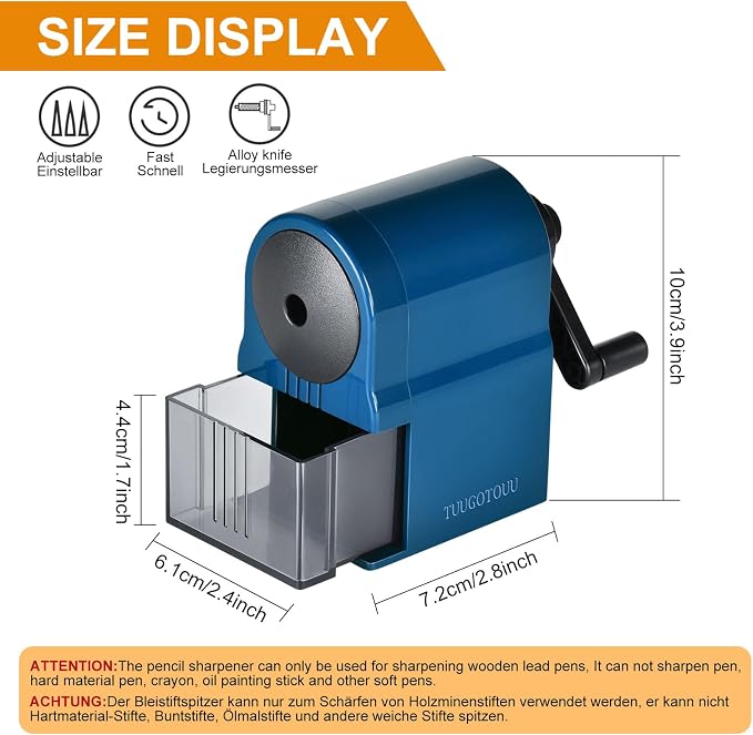 Manual Pencil Sharpener Hand Crank Pencil sharpeners - Image 3