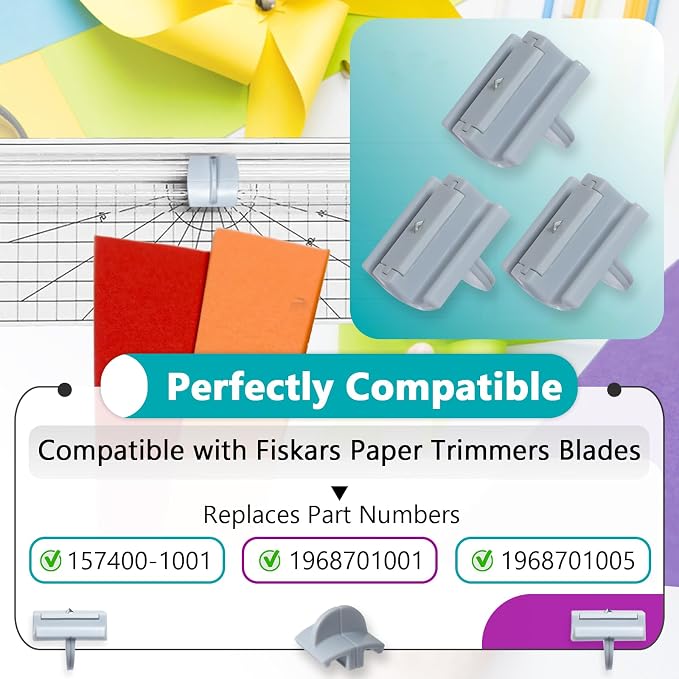 3 Pcs 157400-1001 Paper Trimmers Blades Compatible - Image 4