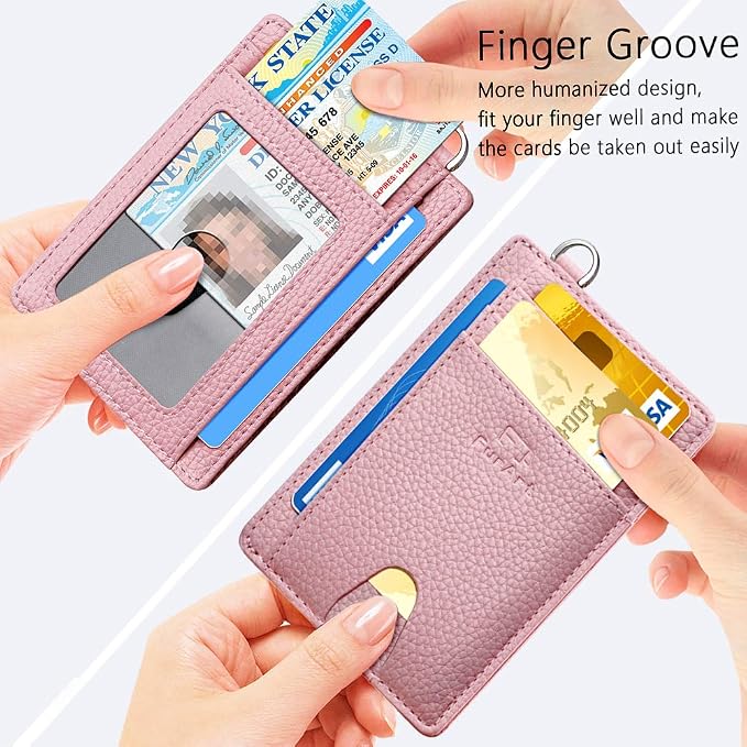 FurArt Slim Minimalist Wallet RFID Credit Card Holder - Image 3
