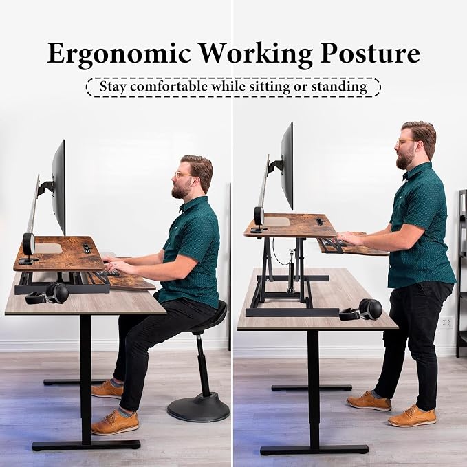 37 Inch Standing Desk Converter - Image 4