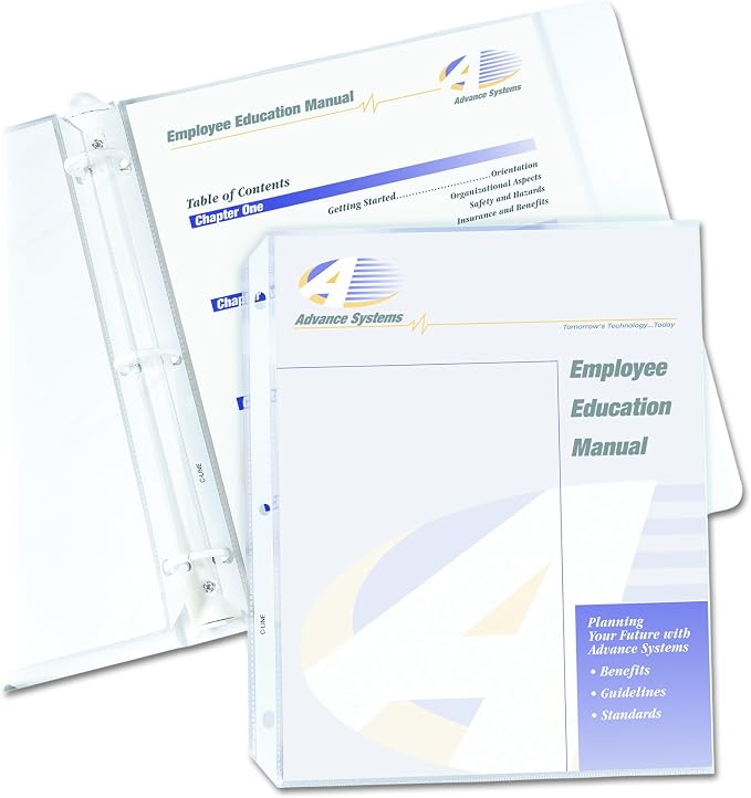 C-Line Top Loading Super Heavyweight Poly Sheet Protectors, 11 x 8.5 Inches - Image 4