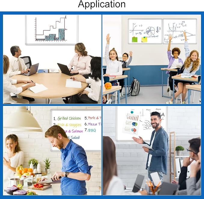 DEVELOP Magnetic Dry Erase Board 18x24 Inch, Small Aluminum Frame Wall-Mounted - Image 7