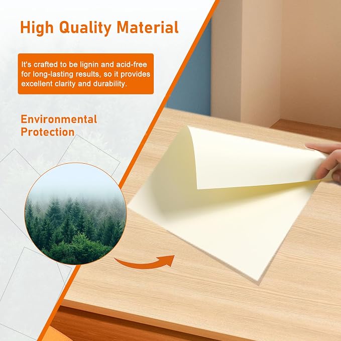 Guakicae 60 Sheets Cream Cardstock 4 x 6 Ivory Paper, 300gsm/110lb Heavyweight - Image 4