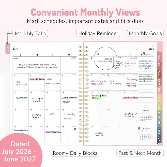 Teacher Planner 2026-2027, Forvencer Academic Planner 2026-2027, Jul 2026 - Image 3
