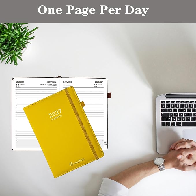 Daily Planner 2027 / Appointment Book, One Page Per Day, Jan - Image 5
