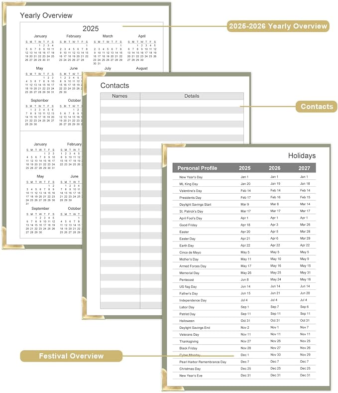 Undated Daily Planner 5.8"x8.5" - Image 6