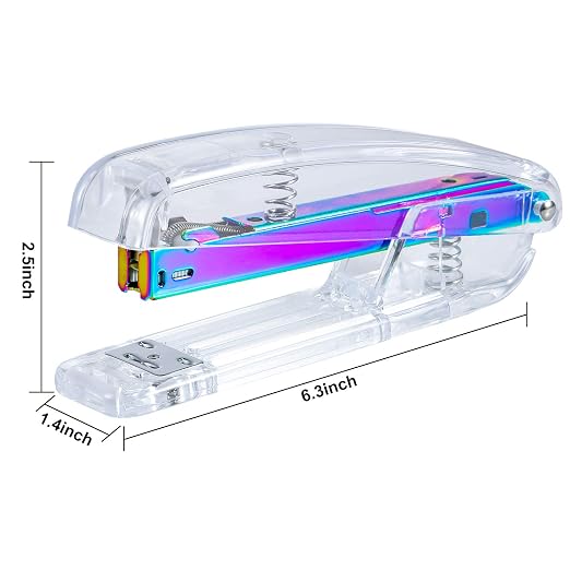 Acrylic Stapler, Fashion Design | Durable Spring, Office & School Use, - Image 2