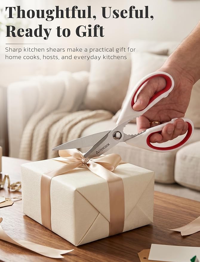 Astercook Kitchen Scissors 3 Pack, Heavy Duty All Purpose Kitchen Shears - Image 9
