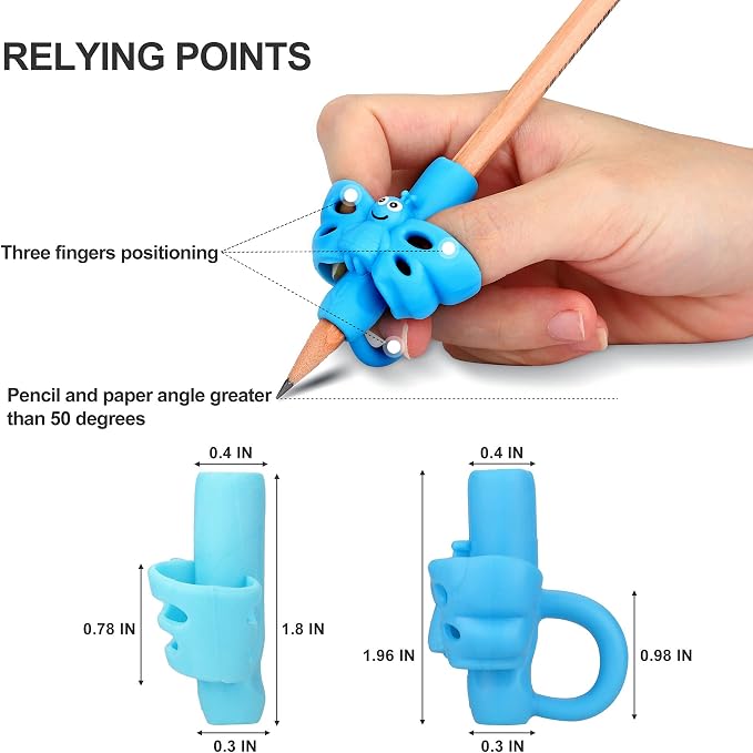 KOABBIT - Pencil Grippers for Kids Handwriting, Pencil Grip for Toddlers 2-4 - Image 5